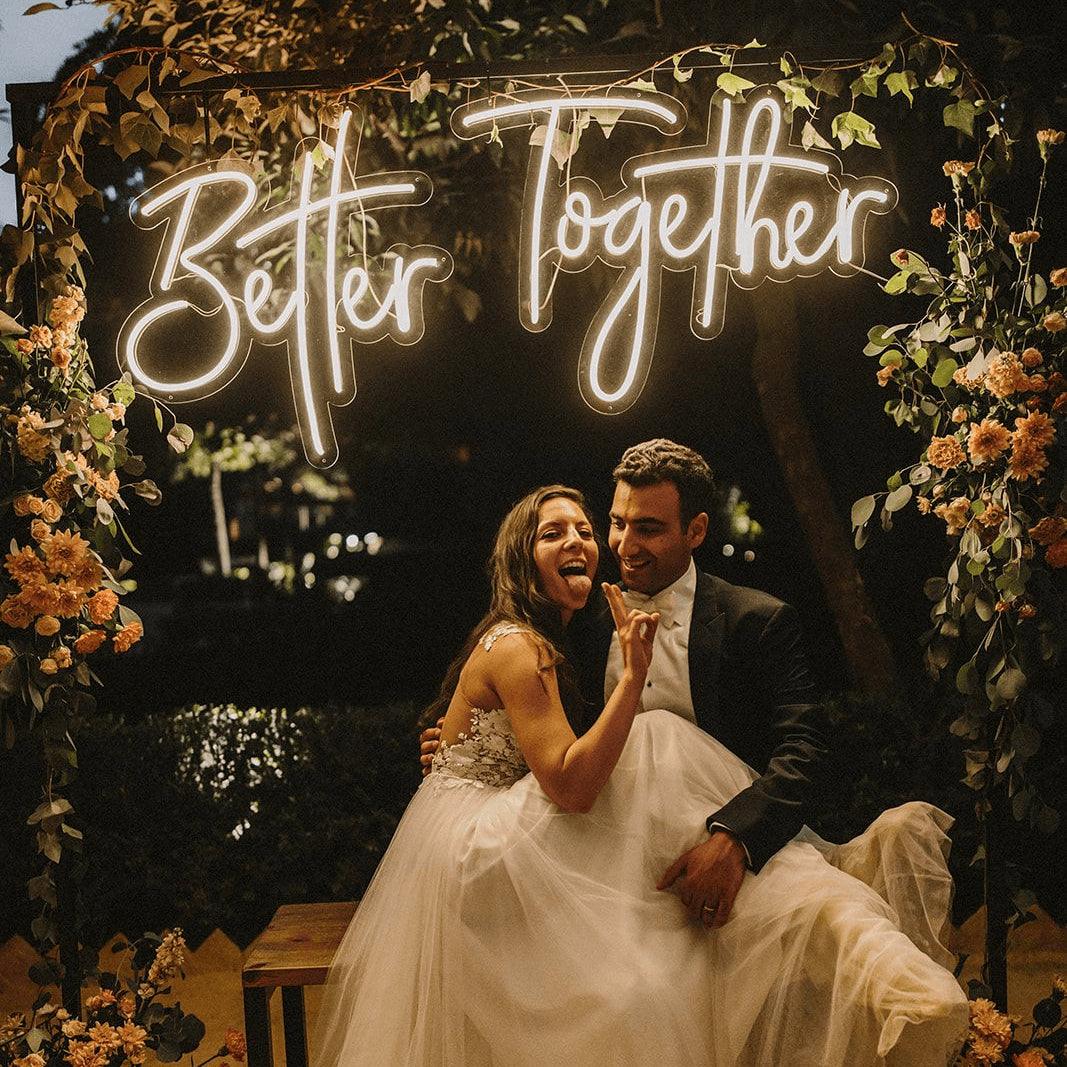 Neon Wedding Better Together