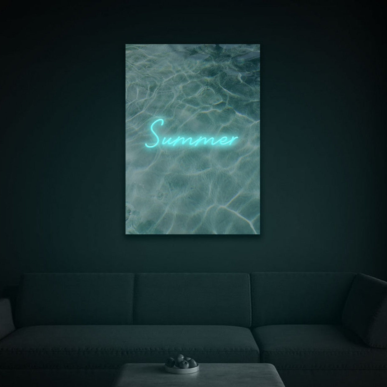 Neon LED Artwork Summer