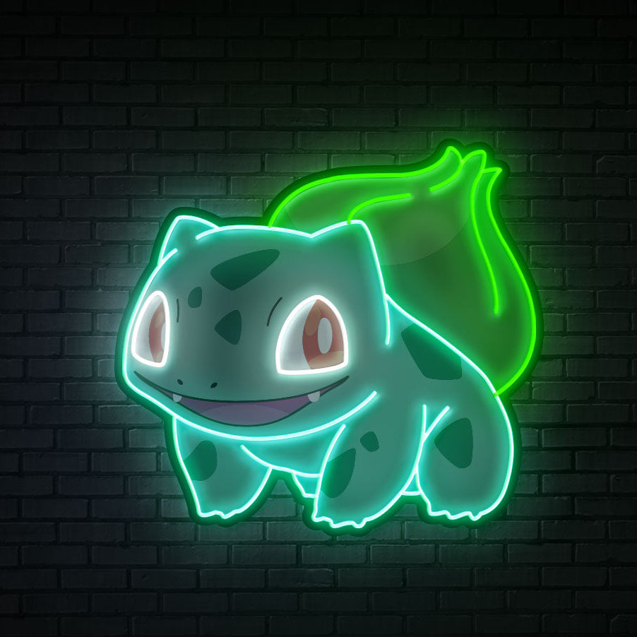 Neon Led Artwork Bulbasaur