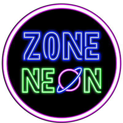 Round border with Zone Neon logo