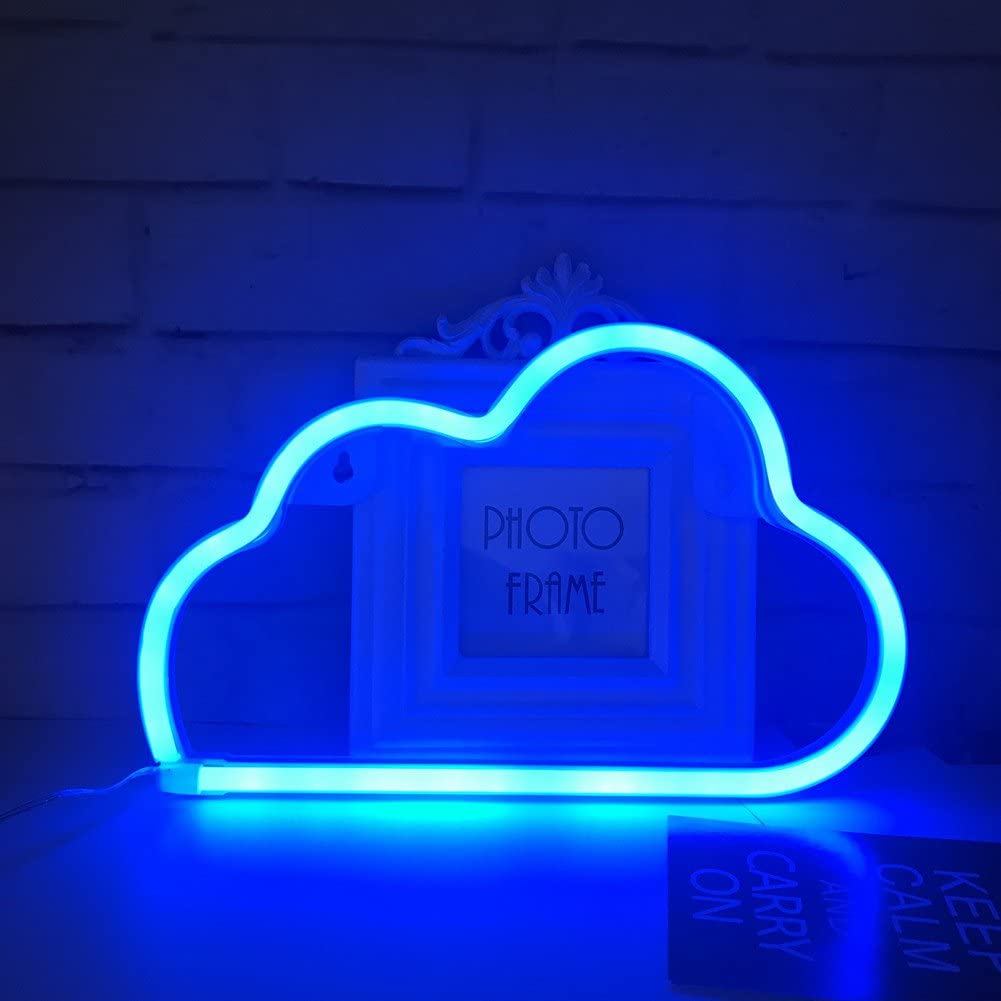 Neon Blue Cloud